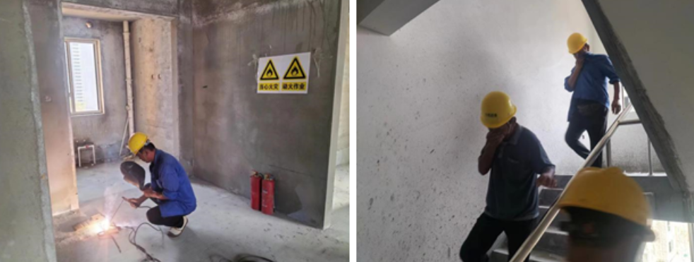 禹城德百玫瑰園項目開展消防安全應(yīng)急演練