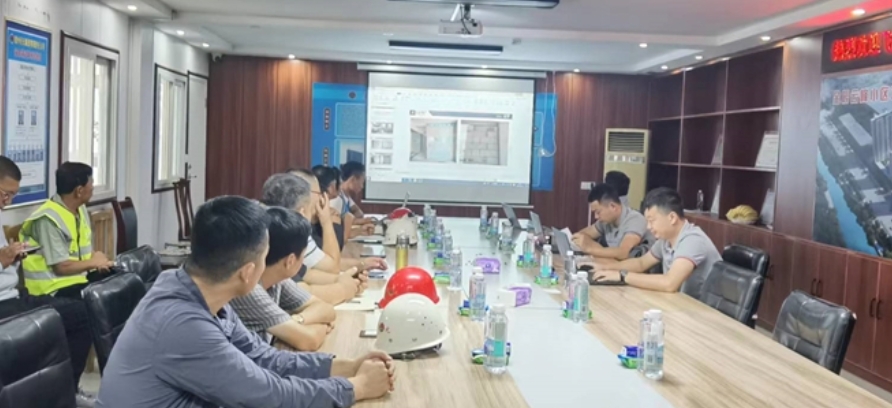 金辰云峰小區(qū)項目順利通過第三季度飛檢驗收