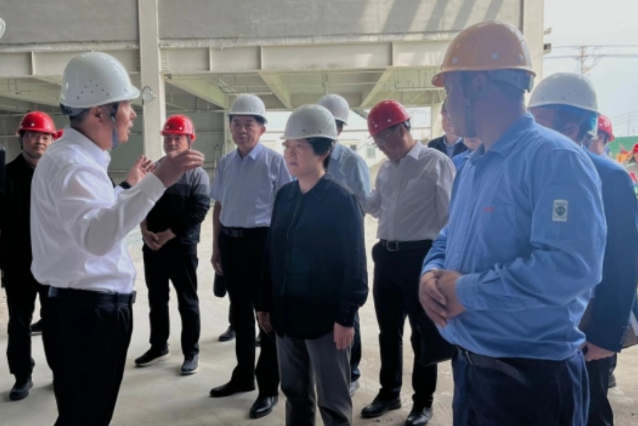 濟陽區(qū)委書記蒞臨濟南大自然有限公司擴建年產8000噸特殊醋酸纖維項目調研